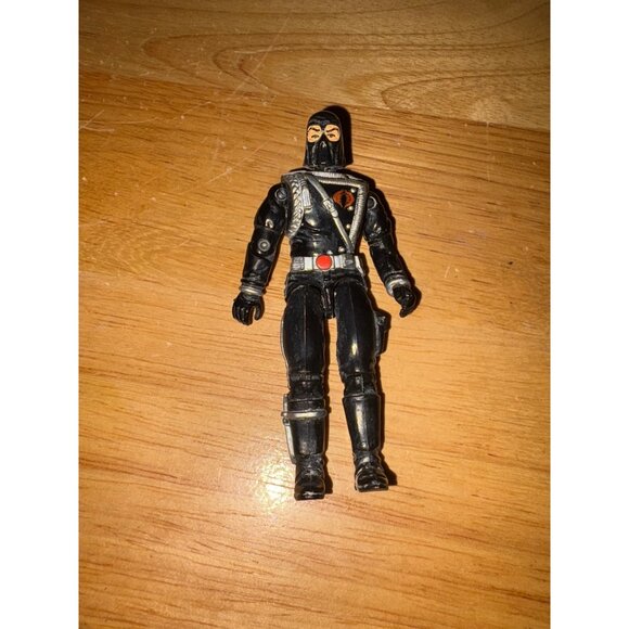 1991 GI Joe Hooded Battle Corps Black Cobra Commander Hasbro Action Figure - Picture 1 of 3